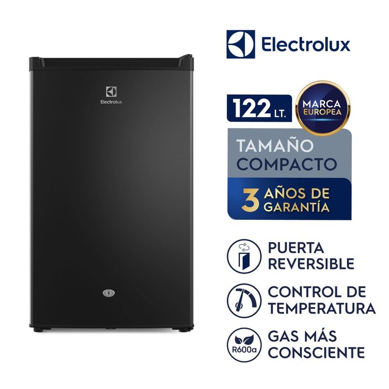 Frigobar Electrolux 122L Efficient Negro ERA12D2P5AB