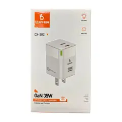 GENERICO - CARGADOR BATEN CUBO 35W GaN DUAL C