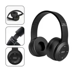 IMPORTADO MC - AUDÍFONO BLUETOOTH GATO CON LUZ LED -NEGRO