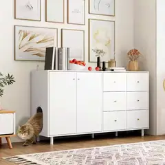 GENERICO - Cajonera Aparador Moderno 6Cj Dinaly