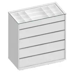 GENERICO - Cajonera Moderna Multiusos para Accesorios Amelia  - Vaquita Home