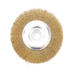 TOLSEN - Cepillo Circular 125 Mm Rizado Amoladora Banco Tolsen 77527