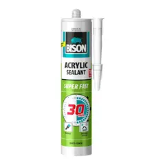 BISON - BISON ACRYLIC WHITE 30 MIN CQ 300ML*12