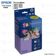 EPSON - TINTA EPSON T5846 PACK CARTUCHO + PAPEL FOTOGRAFICO