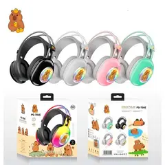 RGB - AUDÍFONOS INALÁMBRICOS BLUETOOTH WIRELES BASS RGB CAPIBARA