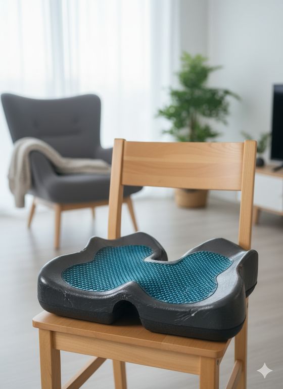COJIN DE ASIENTO CARBONO ACTIVADO VISCOELASTICO CON GEL FRIO Y MALLA