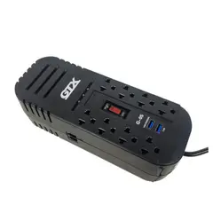 HALION - ESTABILIZADOR REGULADOR DE VOLTAJE 8 TOMAS GTX G-05 2 USB