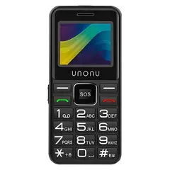 UNONU - Celular kontact Bar 4G Dual SIM Teclas Grandes y Radio Inalambrica