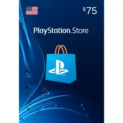 PLAYSTATION - PSN Gift Card 75 USA Tarjeta Network 75 PS5 PS4 Digital
