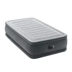 Intex - Colchon Inflable Eléctrico de 1 Plaza Intex - Altura 46cm