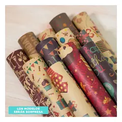 GENERICO - Organizador Elegante para Bano Gris Y+Papel de Regalo