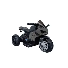 TOYUN TOYUN - Moto de batería de tres ruedas para niños-Gris