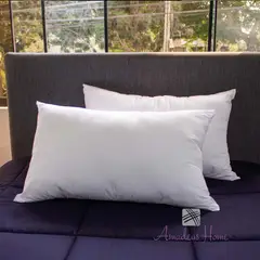 AMADEUS HOME - Pack 02 Almohadas Lavables para cama Queen ¡Incluye Fundas!