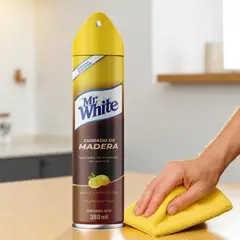 WHITE - Limpiador de Madera Pack x 4Un Mr White Spray Espuma 380ml