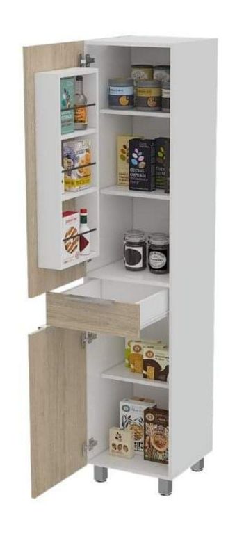 ORGANIZADOR DE COCINA VERONA - LA CASA DEL MUEBLERO - BLANCO CON ROVERE