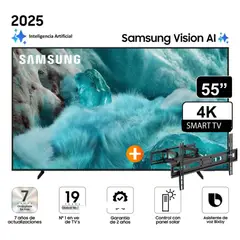 SAMSUNG - Televisor 55” QLED 4K Vision AI Smart TV QN55Q7FAAG + RACK
