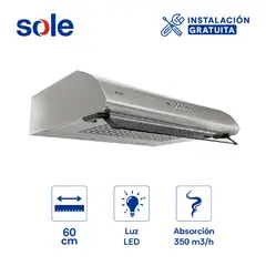 SOLE - Campana Extractora Atenea 60 Cm 3120TURE23CO