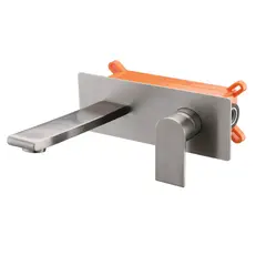 COBRA - Monocomando de lavamanos con instalación al muro línea “Dima” marca