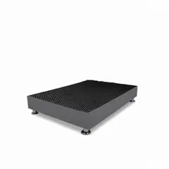 GENERICO - Box Tarima reforzado y acolchado Pcromadas - 15plz - Gris oscuro