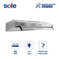 SOLE - Campana Extractora Roma 60 Cm