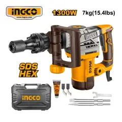 INGCO TOOLS - PDB130018 MARTILLO DEMOLEDOR HEX 1300W