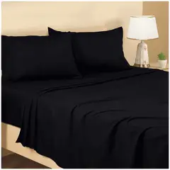 GENERICO - JUEGO DE SÁBANAS QUEEN MICROFIBRA PREMIUM