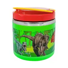 SCOOL - Táper Termo Infantil JURASSIC Acero Inoxidable