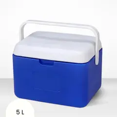 ICHIMATSU - Cooler Rectangular Azul con una Sola Asa 5 Litros