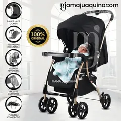 BABY - Coche Cuna de Lujo «OPPTIMO» Edición Limitada Black
