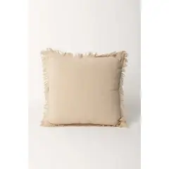 ZALMOHADAS - Cojín Tierra Serena 40x40 cm – Estilo Boho Arena & Cartón