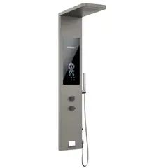 FRATELLI - COLUMNA DE DUCHA CALENTADOR INTELIGENTE C4 FUNCIONES -HC05 GRIS