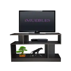 TEMEL - Mueble Rack TV 120 Centro Entretenimiento Wengue