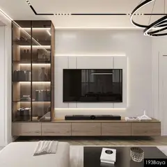 TU MESITA - Mesa de TV Mair con Luces Led Color BardolinoBlanco TU MESITA