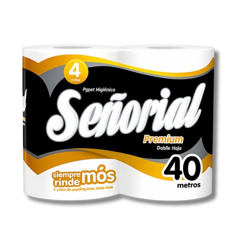 Papel Higiénico Doble Hoja 40 metros Señorial