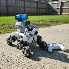 GENERICO - Perro Robot a Control Remoto con Lanza Bolas de Hidrogel