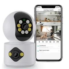 GENERICO - MONITOR DE BEBE VISION NOCTURNA WIFI HD DOBLE LENTE