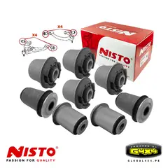 POWERED BY G4X4 GLOBAL 4 X 4 PE - Jgo Bocinas Nisto Trapecios Delanteros para Ranger 2011-2023