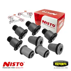 POWERED BY G4X4 GLOBAL 4 X 4 PE - Jgo Bocinas Nisto Trapecios Delanteros para Ranger 2024-2025