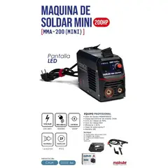 MAKUTE - MAQUINA DE SOLDAR MINI 200 HP