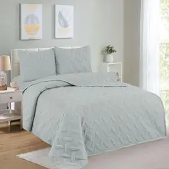 CASATEX - Set de Cobertor 2pz + Juego de sabanas + fundas 100%  Calidad