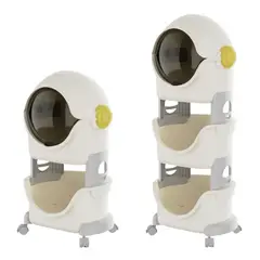 GENERICO - Almacenamiento forma de astronauta infantil gris multifuncional