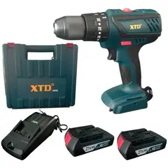 XTD - Taladro Percutor Profesional 21V 4Ah 2 Baterías + Maletín