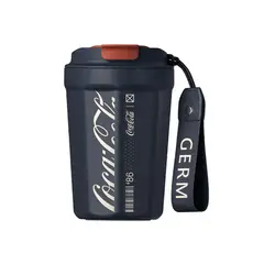 GERM - Termo Rombo Coca Cola Azul 390ml Acero Inoxidable