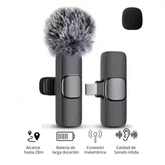 GENERICO - Micrófono sin varillas FengYang con Cancelación de Ruido y Conector -C