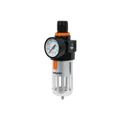 Truper - Filtro y regulador presión de aire cuerda 14 NPT TRUPER - 18238