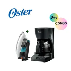 OSTER - Combo OSTER Cafetera BVSTDCDR5B Y Plancha GCSTBV4119-053