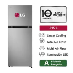 LG - REFRIGERADORA LG 215L VT22BPY SD PLATEADO
