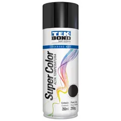 TEKBOND - Pintura En Spray De Alta Temperatura Negro Mate 400ml