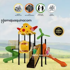 BABY - Centro de Juegos Castillo con Columpios «Flyland Express» Blue