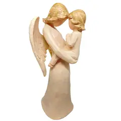 FLORIPA - Ángel Decorativo De 17Cm Con Niño AC128 FLORIPASTORE